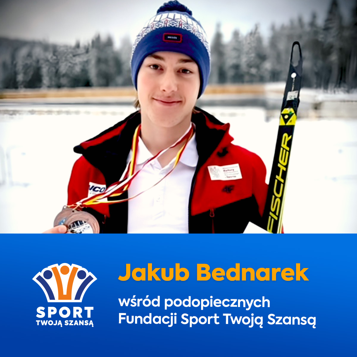 Jakub Bednarek wśród podopiecznych Fundacji Sport Twoją Szansą