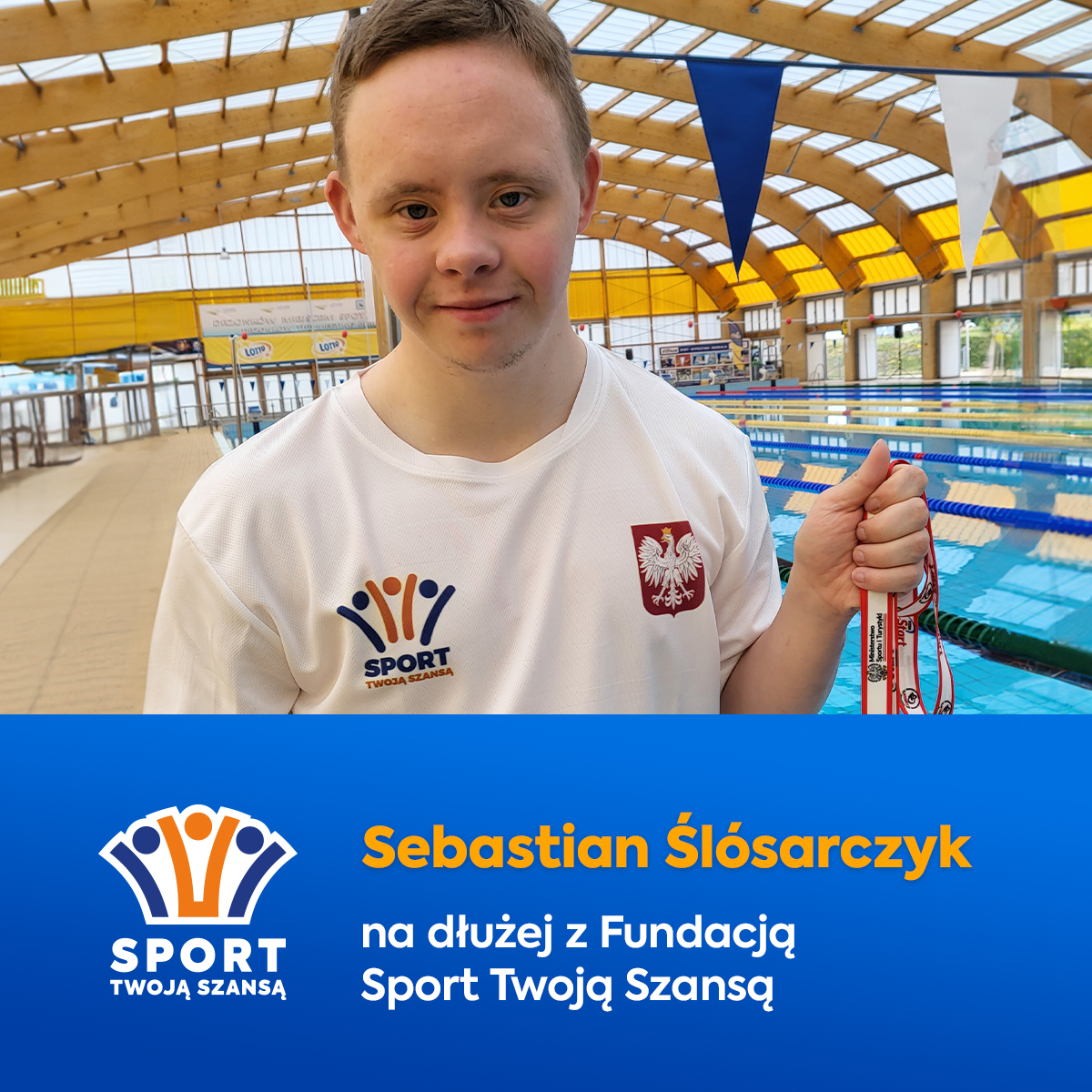 Sebastian Ślósarczyk na dłużej z Fundacją Sport Twoją Szansą