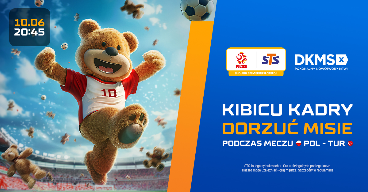 Akcja „Dorzuć misie” na meczu reprezentacji Polski! Pluszaki wylądują na Stadionie Narodowym